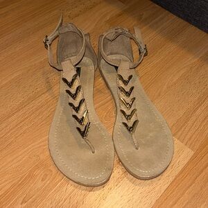 Tan sandals